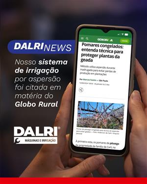 Irrigação Dalri Protege Pessegueiros das Geadas
